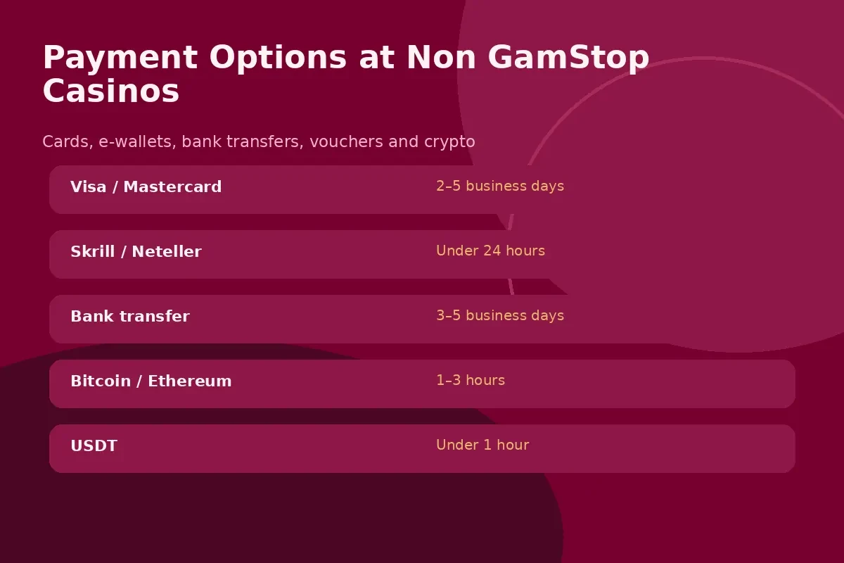uk online casinos not on gamstop